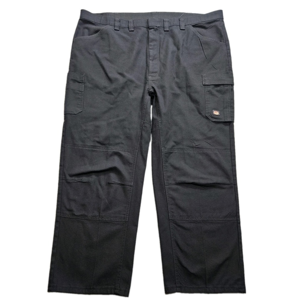 Red Kap Cargo Work Pants Men 48x 29 Black Soft Waistband Uniform Industrial PT2A